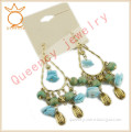 China jewelry beads charm nature stone earring wholesale